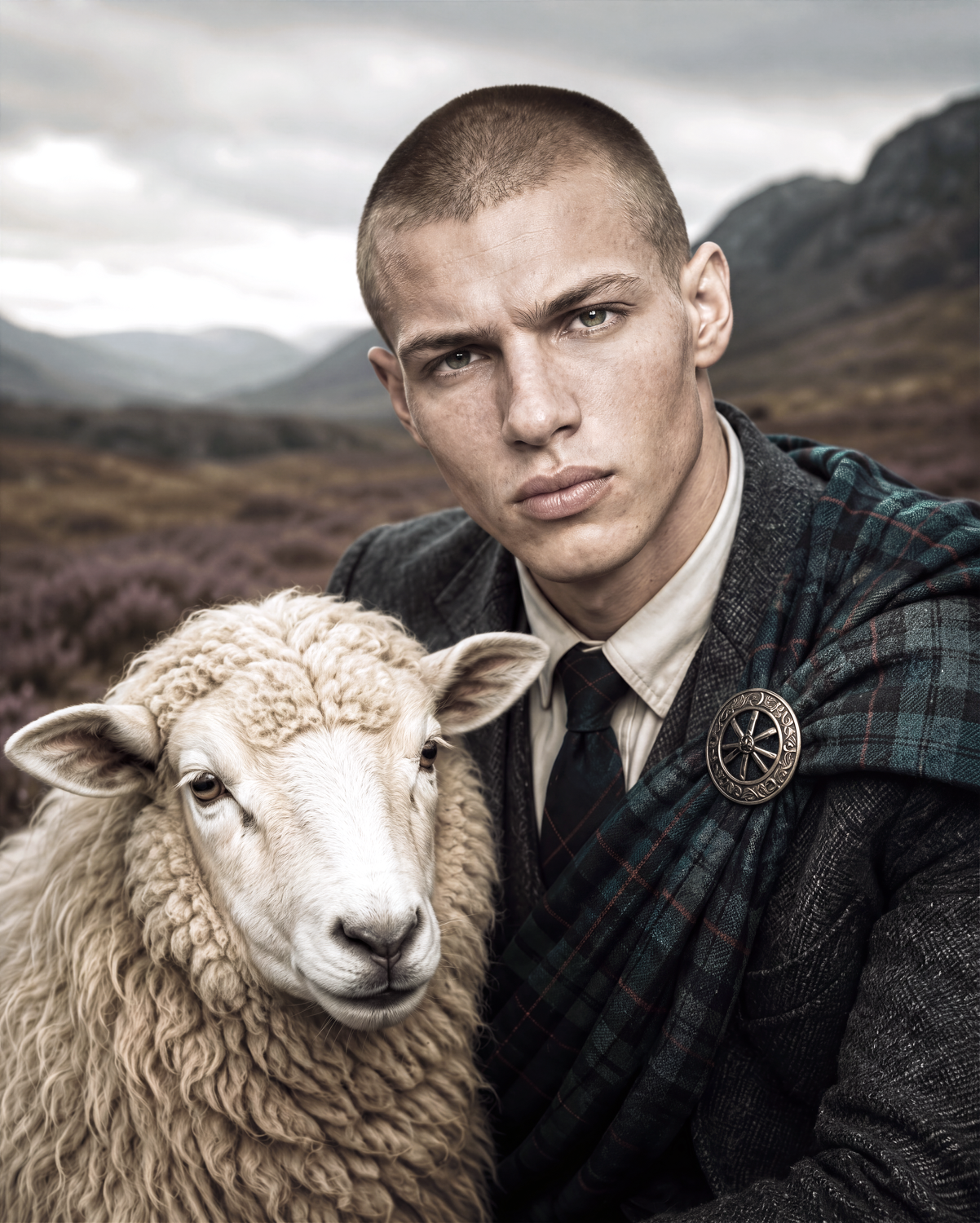 Damien shown in a contrasting creative setting
